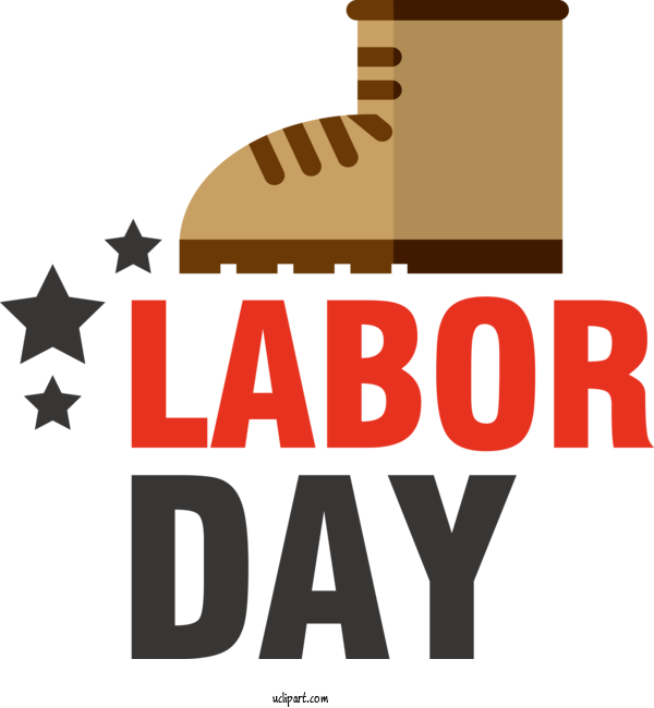 Free Holidays Design Logo For Labor Day Clipart Transparent Background