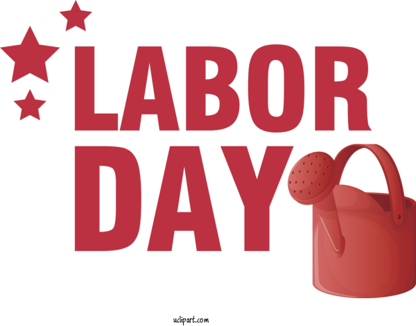 Free Holidays Logo Atlas Banka Font For Labor Day Clipart Transparent Background