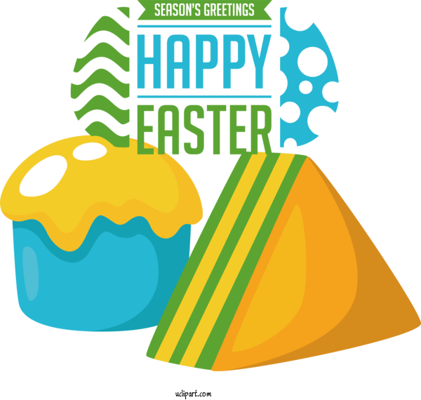 Free Holidays Logo Design Yellow For Easter Clipart Transparent Background