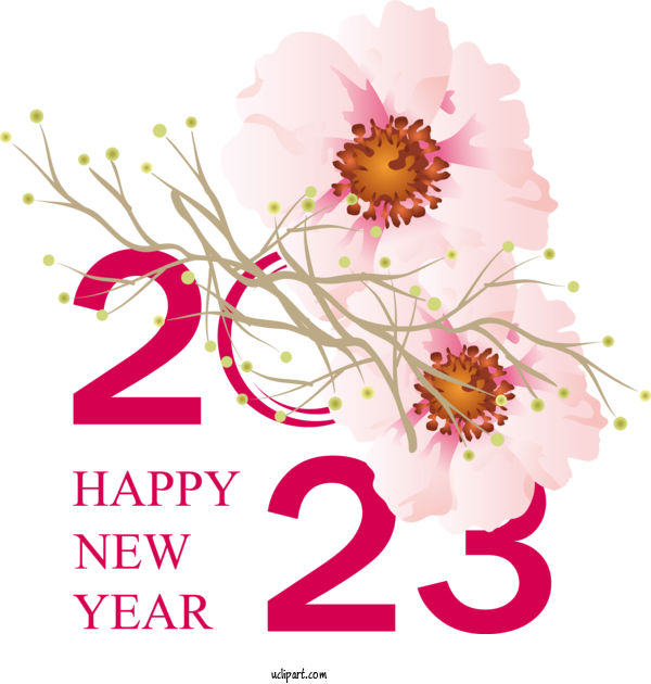Free Holidays Floral Design Lassonde School Of Engineering Flower Bouquet For New Year 2023 Clipart Transparent Background