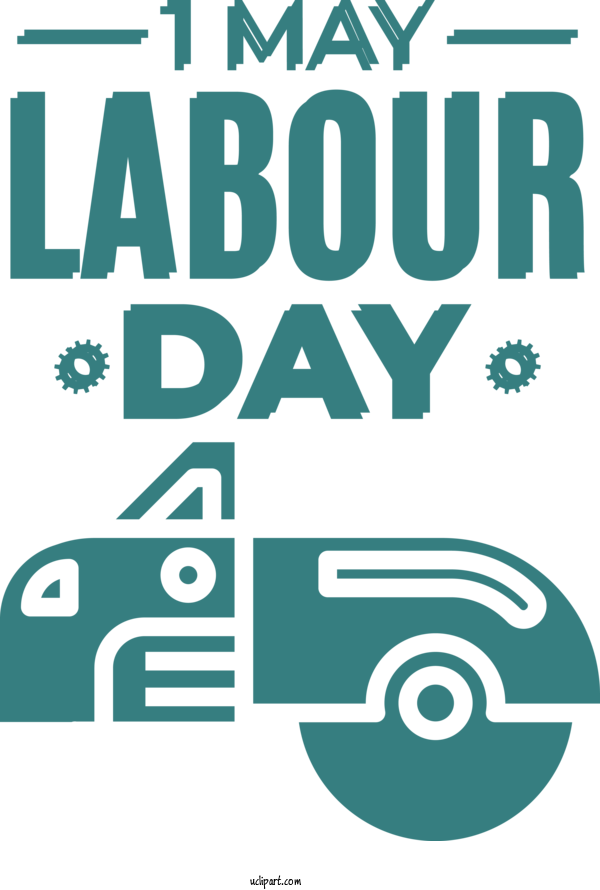 Free Holidays Design Logo Number For Labor Day Clipart Transparent Background