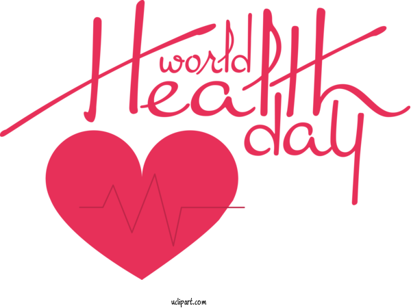 Free Holidays Heart Health World Heart Day For World Health Day Clipart Transparent Background