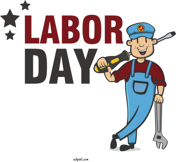 Free Holidays Labor Day International Workers' Day Holiday For Labor Day Clipart Transparent Background
