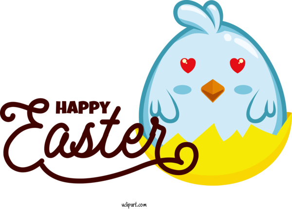 Free Holidays Line Beak Happiness For Easter Clipart Transparent Background