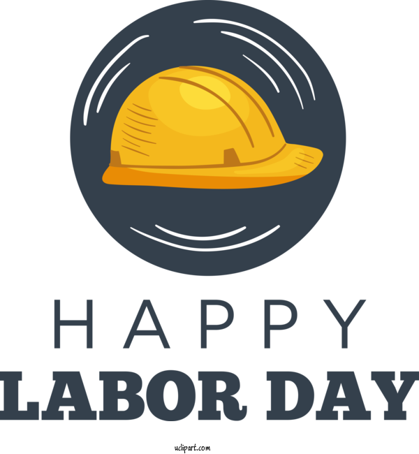Free Holidays Hard Hat Personal Protective Equipment Logo For Labor Day Clipart Transparent Background