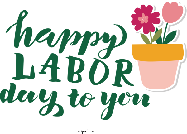 Free Holidays Flower Design Floral Design For Labor Day Clipart Transparent Background