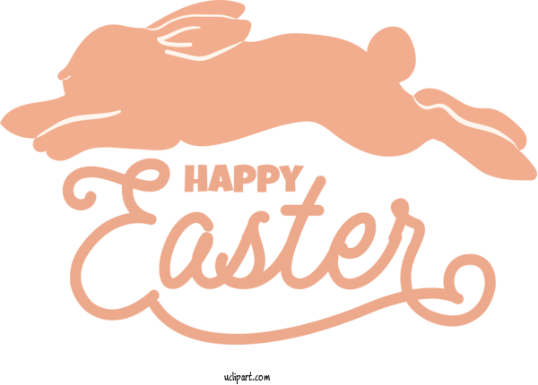 Free Holidays Logo Cartoon Dog For Easter Clipart Transparent Background