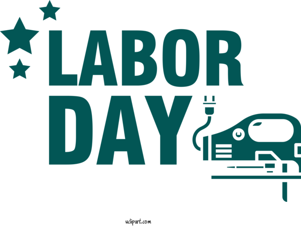Free Holidays Design Logo Human For Labor Day Clipart Transparent Background