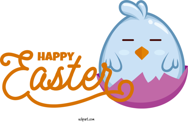 Free Holidays Logo Design Drawing For Easter Clipart Transparent Background