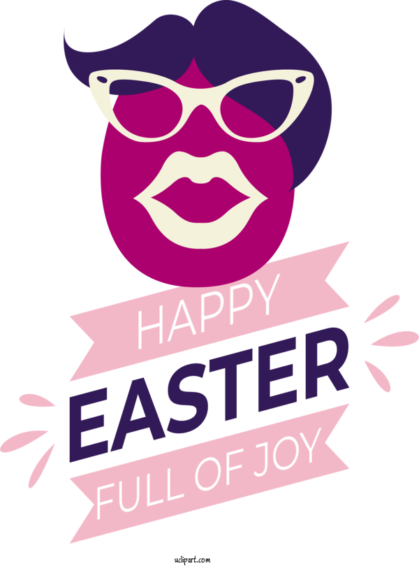 Free Holidays Design Logo Eyewear For Easter Clipart Transparent Background