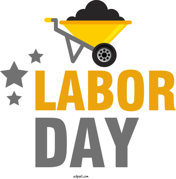 Free Holidays Design Human Logo For Labor Day Clipart Transparent Background
