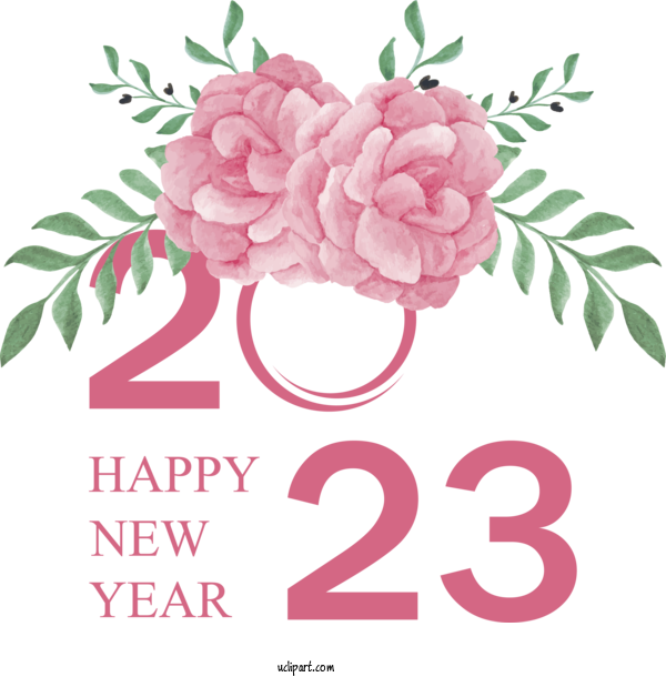 Free Holidays Design Icon Create For New Year 2023 Clipart Transparent Background