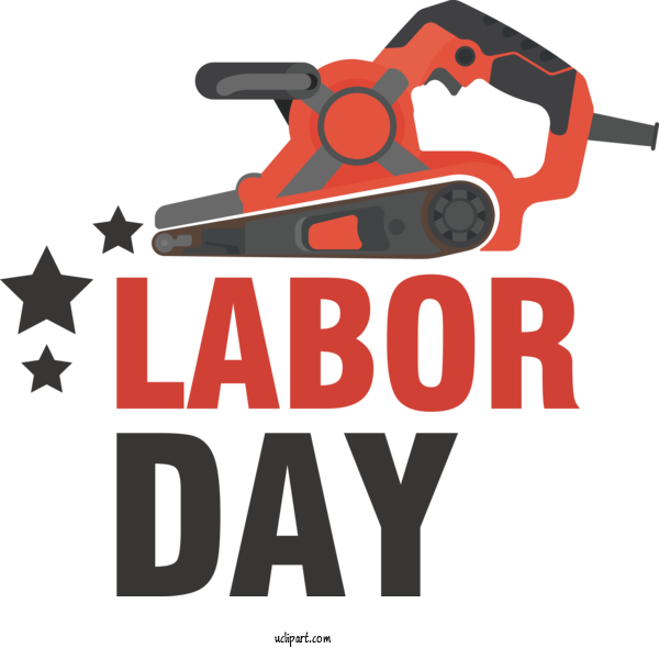 Free Holidays Logo Design Font For Labor Day Clipart Transparent Background