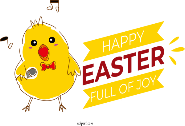 Free Holidays Birds Cartoon Logo For Easter Clipart Transparent Background