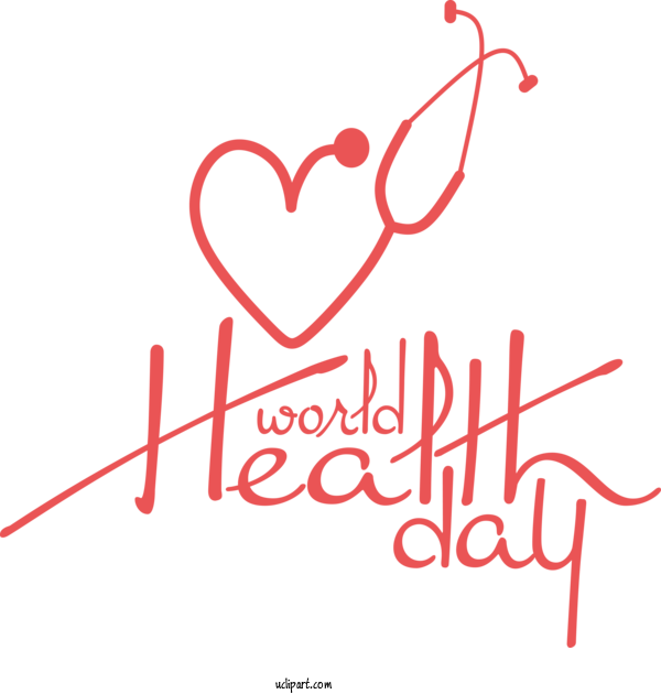 Free Holidays Stethoscope Health Nurses Heart Shaped Stethoscope Red Smiffys For World Health Day Clipart Transparent Background