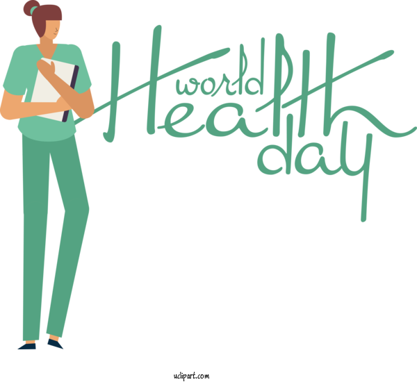 Free Holidays Logo Human Dress For World Health Day Clipart Transparent Background