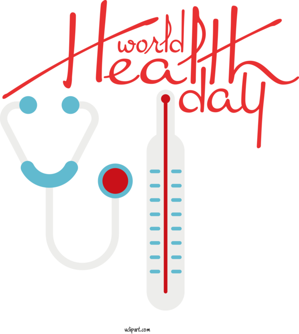 Free Holidays Stethoscope Heart Health For World Health Day Clipart Transparent Background