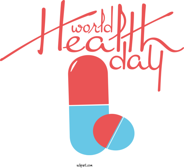 Free Holidays Visual Arts Icon Design For World Health Day Clipart Transparent Background