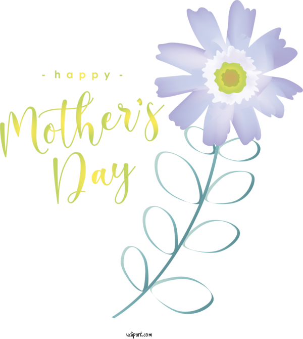 Free Holidays Drawing Design Logo For Mothers Day Clipart Transparent Background