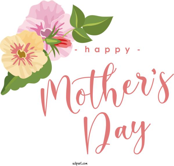 Free Holidays Floral Design Flower Cut Flowers For Mothers Day Clipart Transparent Background