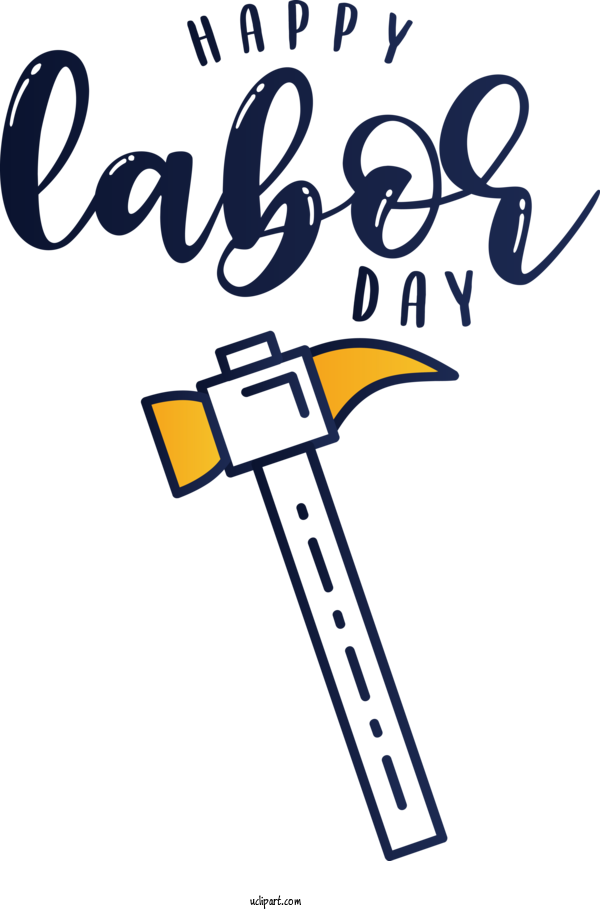 Free Holidays Logo Cartoon Line For Labor Day Clipart Transparent Background