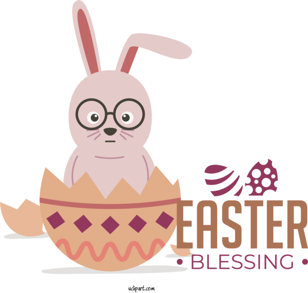 Free Holidays Easter Bunny Drawing Design For Easter Clipart Transparent Background