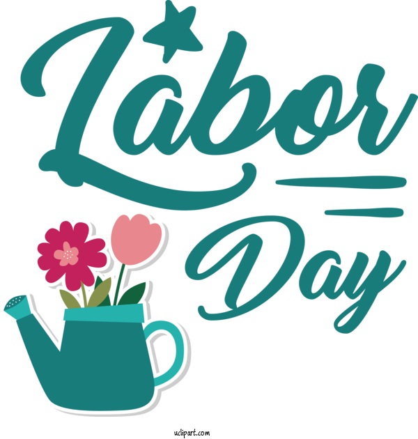Free Holidays Logo Leaf Flower For Labor Day Clipart Transparent Background