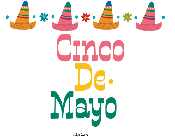 Free Holidays Party Hat Logo Hat For Cinco De Mayo Clipart Transparent Background
