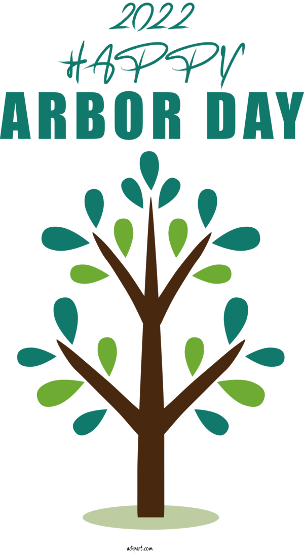 Free Holidays Tree Vector Design For Arbor Day Clipart Transparent Background