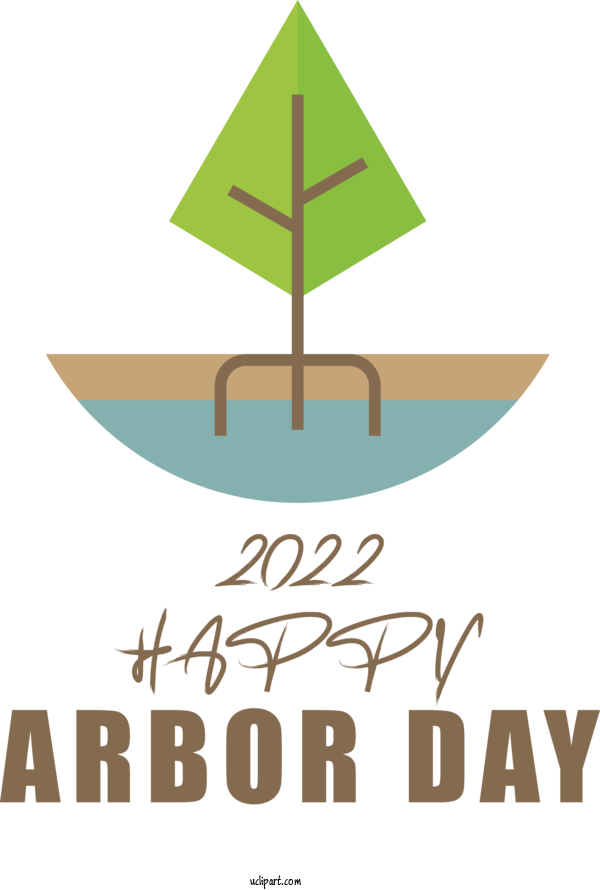 Free Holidays Logo Design Line For Arbor Day Clipart Transparent Background