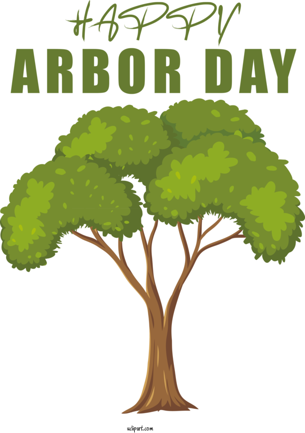 Free Holidays Tree Drawing Branch For Arbor Day Clipart Transparent Background