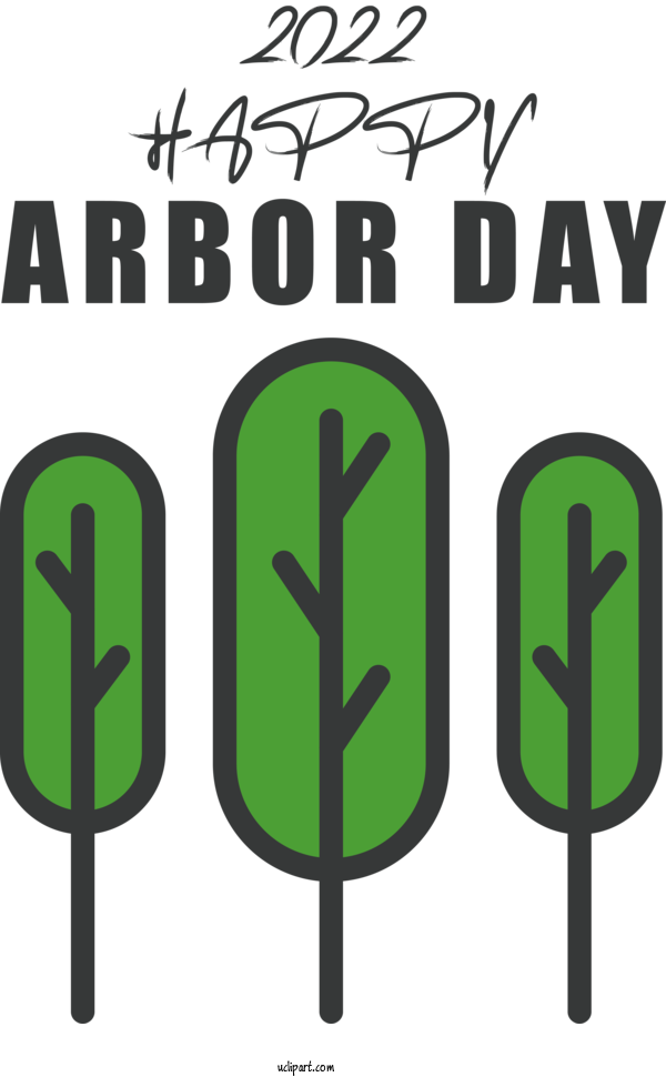 Free Holidays Number Logo Design For Arbor Day Clipart Transparent Background
