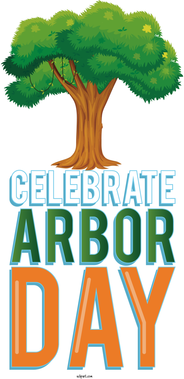 Free Holidays Human Logo Tree For Arbor Day Clipart Transparent Background