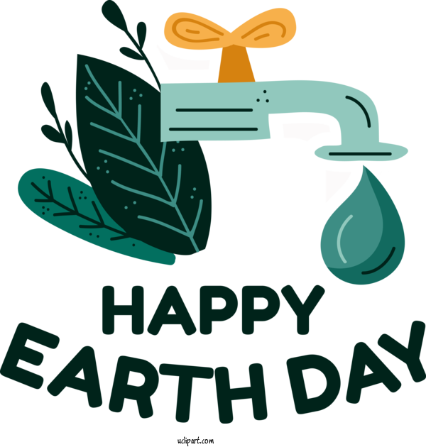 Free Holidays Logo Design Leaf For Earth Day Clipart Transparent Background