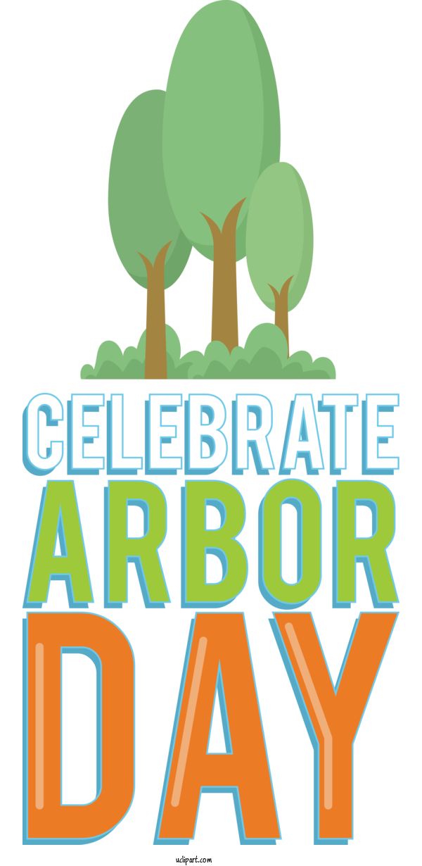 Free Holidays Human Behavior Design For Arbor Day Clipart Transparent Background