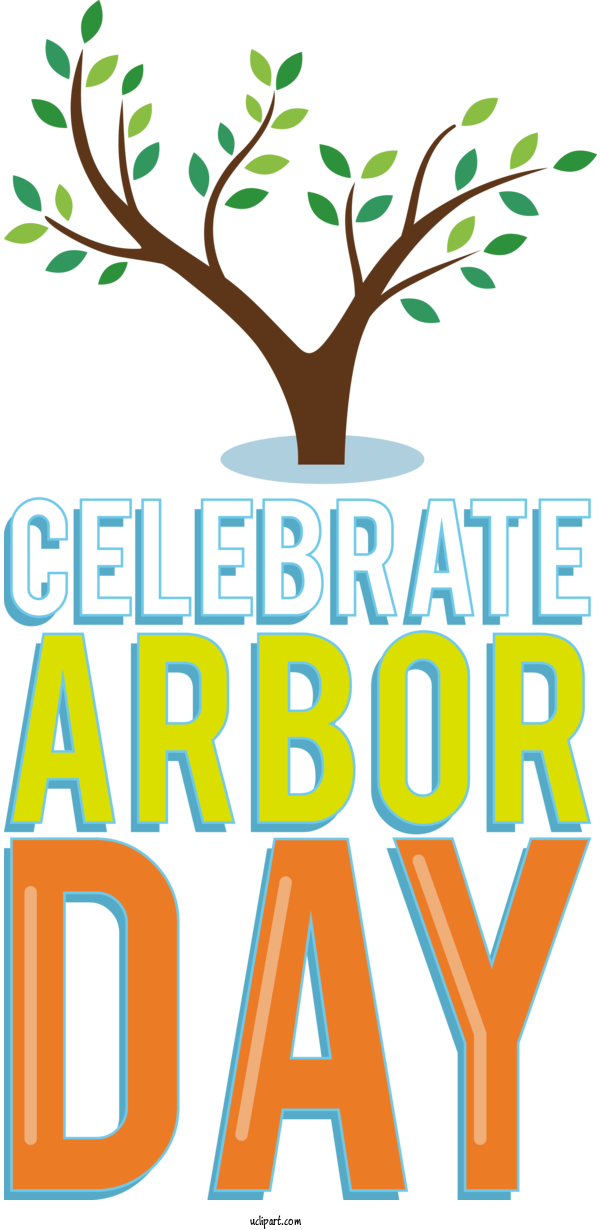 Free Holidays Human Logo Leaf For Arbor Day Clipart Transparent Background