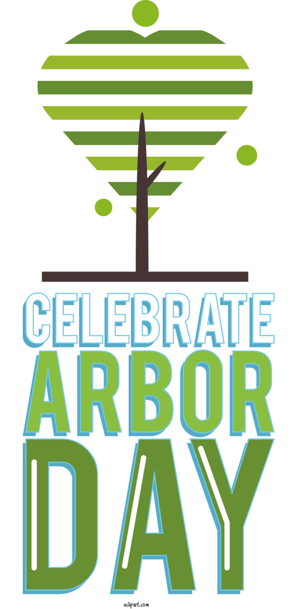 Free Holidays Design Logo Symbol For Arbor Day Clipart Transparent Background