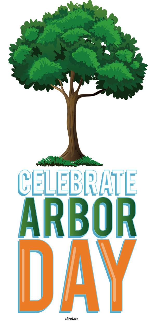 Free Holidays Leaf Tree Human For Arbor Day Clipart Transparent Background