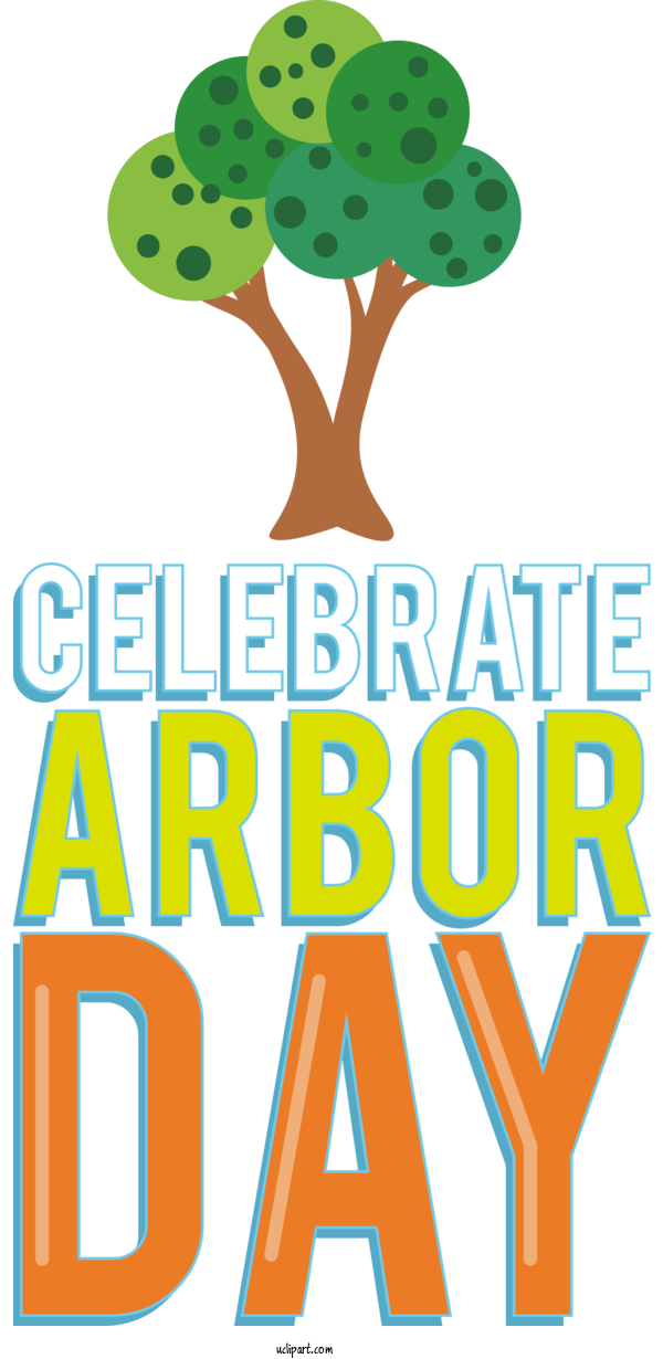 Free Holidays Logo Human Tree For Arbor Day Clipart Transparent Background