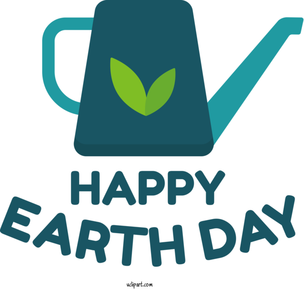 Free Holidays Design Logo Green For Earth Day Clipart Transparent Background
