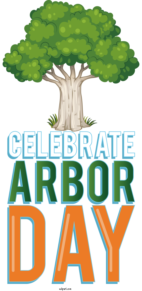 Free Holidays Human Logo Plant Stem For Arbor Day Clipart Transparent Background