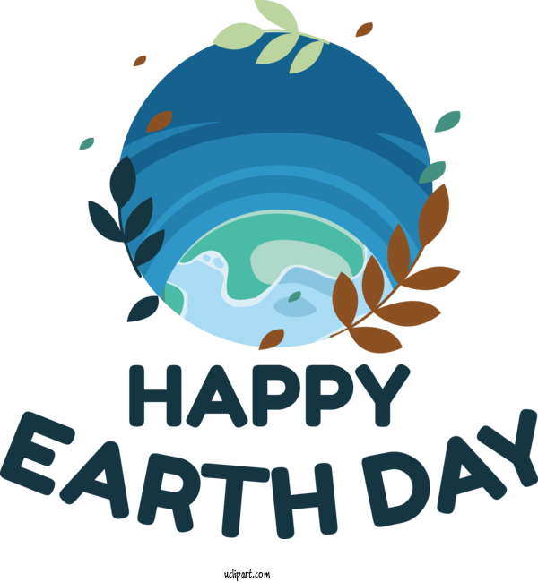 Free Holidays Logo Design Color For Earth Day Clipart Transparent Background