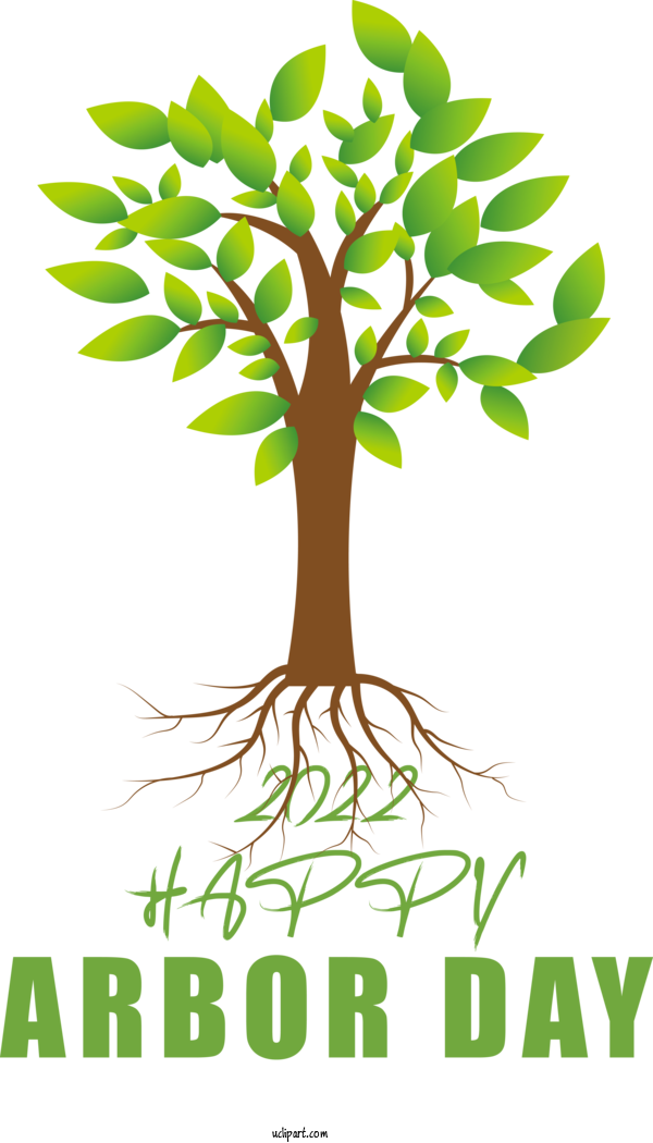 Free Holidays Tree Branch Palms For Arbor Day Clipart Transparent Background