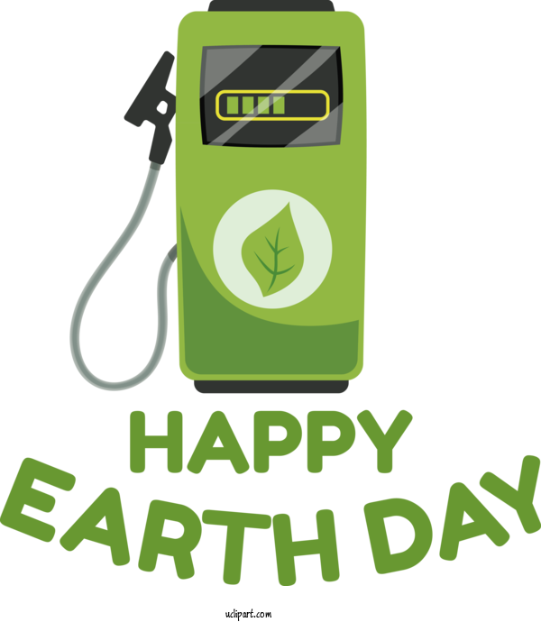 Free Holidays Logo Green Design For Earth Day Clipart Transparent Background