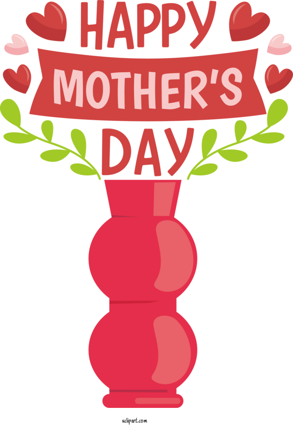 Free Holidays Line Flower Tree For Mothers Day Clipart Transparent Background