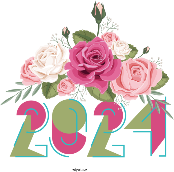 Free Holidays Rhode Island School Of Design (RISD) Floral Design Design For New Year 2024 Clipart Transparent Background