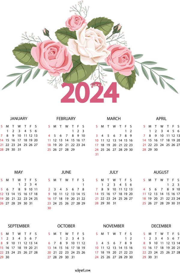 Free Life Rhode Island School Of Design (RISD) Design Floral Design For Yearly Calendar Clipart Transparent Background