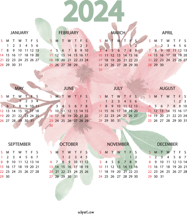 Free Life Drawing Design Painting For Yearly Calendar Clipart Transparent Background