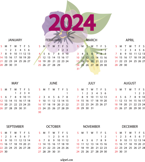 Free Life January Calendar! Calendar May Calendar For Yearly Calendar Clipart Transparent Background