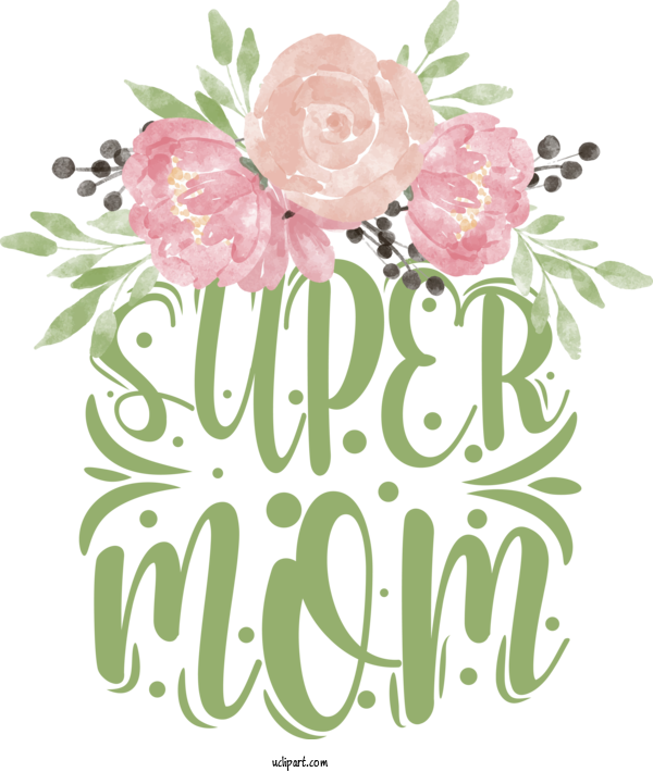 Free Holidays Floral Design Garden Roses Design For Mothers Day Clipart Transparent Background